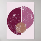Romantic Berry Abstract Art Wall Art Housewarming  Poster (Vorne)