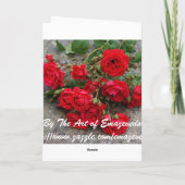 Romantic Birthday Card Karte (Rückseite)