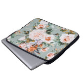 Romantic Blossom Haven Laptopschutzhülle (Vorne Knopf)