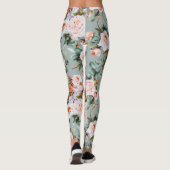 Romantic Blossom Haven Leggings (Rückseite)