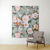 Romantic Blossom Haven Wandteppich (Beispiel)