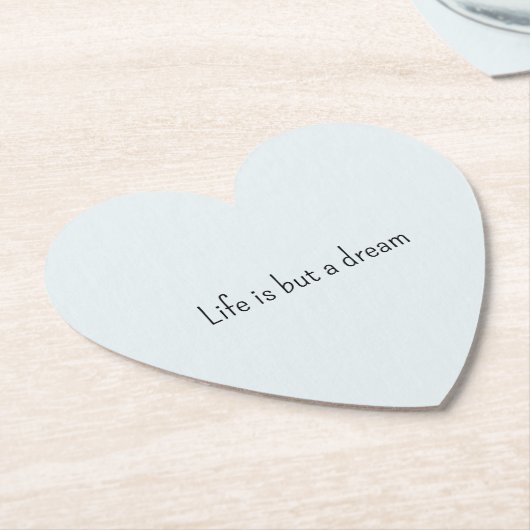 Romantic Blue Life is but a dream Untersetzer (angewinkelt)
