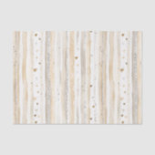 Romantic Blush Pink Cream Cream Hearts Stripes Seidenpapier (Vorderseite)