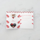 Romantic Blush Valentine Card Feiertagskarte (Innenseite)