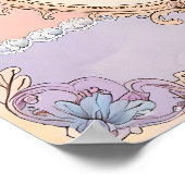 Romantic Blush Vanity Poster (Ecke)