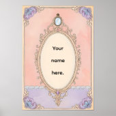 Romantic Blush Vanity Poster (Vorne)