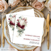 Romantic Boho Blush Gold Rose Wedding Paper Napkin Serviette