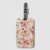 romantic botanical garden Luggage Tag Gepäckanhänger (Vorderseite Vertikal)