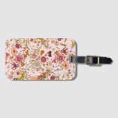 romantic botanical garden Luggage Tag Gepäckanhänger (Vorderseite (Horizontal))