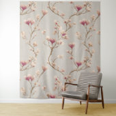 Romantic Botanical Wall Tapestry – Heart Blossom Wandteppich (Beispiel)