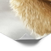 Romantic Bunny Couple Valentine Wall Art Poster (Ecke)