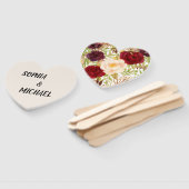 Romantic Burgundy Fächer (Non-assembled)