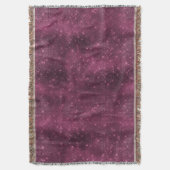 Romantic Burgundy Red Sparkle Decke (Vorderseite Vertikal)
