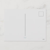 Romantic Castle Stalker Feiertagspostkarte (Rückseite)