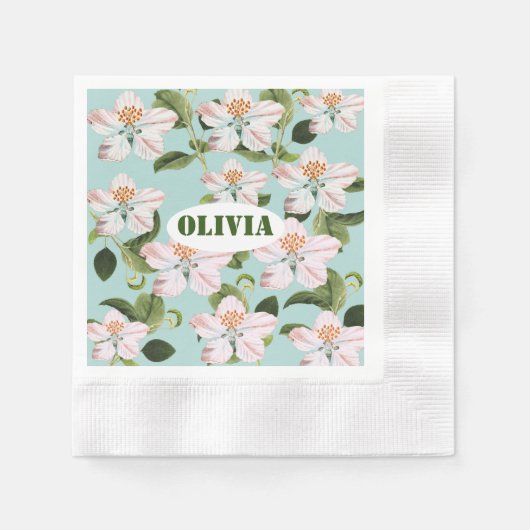 Romantic cherry blossom serviette (Vorderseite)