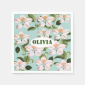 Romantic cherry blossom  serviette (Vorderseite)