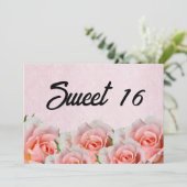 Romantic chic floral foliage elegance  einladung (Stehend Vorderseite)
