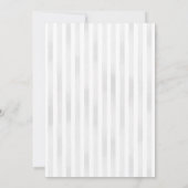 Romantic Chic French Rose Botanical Wedding Einladung (Rückseite)