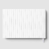 Romantic Chic French Rose Botanical Wedding Gästebuch (Rückseite)