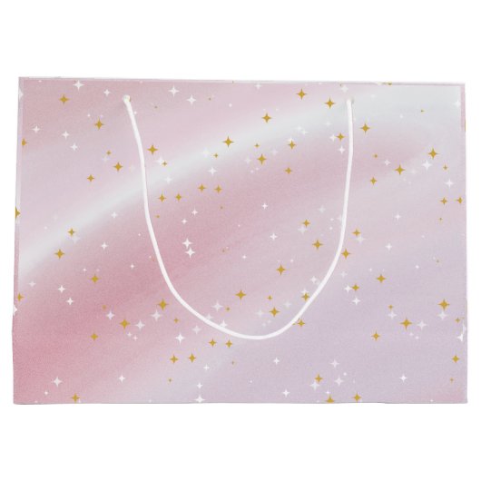 Romantic chic luxe red lips große geschenktüte (Rückseite)