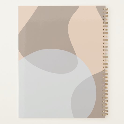 Romantic chic luxe red lips planer (Rückseite)