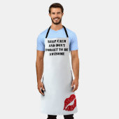 Romantic chic luxe red lips schürze (Getragen)