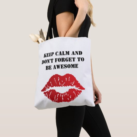 Romantic chic luxe red lips tasche (Von Nahem)
