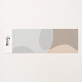 Romantic chic luxe red lips yogamatte (Rückseite (Horizontal))