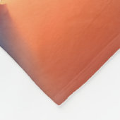 Romantic Coastal Sunset Lighthouse Walk Fleecedecke (Ecke)