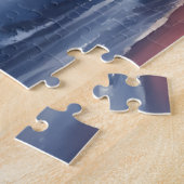 Romantic Coastal Sunset Lighthouse Walk Puzzle (Seite)