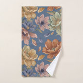 Romantic Cottage Flowers Badhandtuch Set (Handtuch)