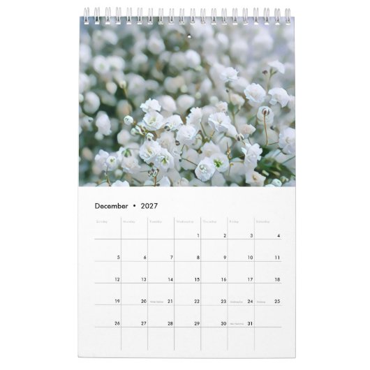 Romantic cottage flowers wallpaper kalender (Dez 2027)