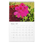 Romantic cottage flowers wallpaper kalender (Feb 2027)