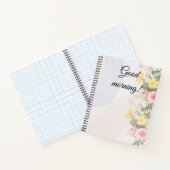 Romantic cottage flowers wallpaper notizblock (Innenseite)