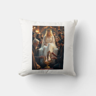 Romantic Couple Artwork Pillow – Hero Cherishing Kissen
