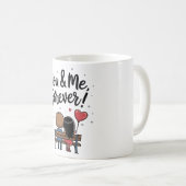 Romantic Couple Coffee Cup Kaffeetasse (VorderseiteRechts)