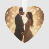 Romantic Couple in Love Ornament (Rückseite)