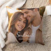 Romantic Couple Photo Personalized Cushion Gift Kissen (Decke)