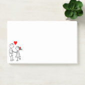 Romantic Couple Post-it® Notes Post-it Klebezettel (Büro)
