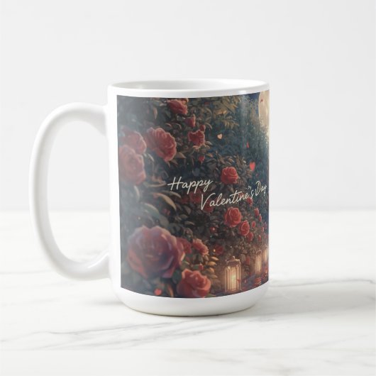 Romantic Couple Valentine's Day Mug Kaffeetasse (Links)
