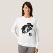 Romantic Cowboy and Cowgirl Design - Wilder Westen T-Shirt (Vorne ganz)