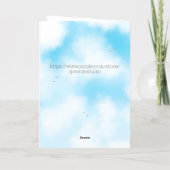 Romantic Custom Names Valentine to Husband or Wife Karte (Rückseite)