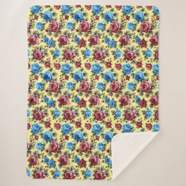 Romantic Cute Elegant Botanical Nature Pattern Sherpadecke