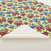 Romantic Cute Elegant Botanical Nature Pattern Sherpadecke (3/4)