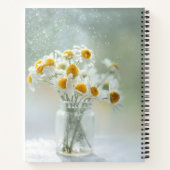 Romantic Daisies Bokeh Wedding Planning Notizblock (Rückseite)