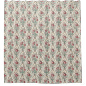 Romantic Damask Curtain Pastel Victorian Accent Duschvorhang (Vorderseite)