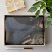     Romantic Dark Decoupage  Seidenpapier (Geschenk)