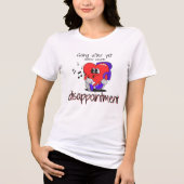 Romantic Disappointment Unisex Tee, Relationship Q Tri-Blend Shirt (Vorderseite)