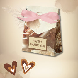 Romantic Dreamy Floral Wedding danke Geschenkschachtel