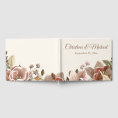 Romantic Dusty Rose Wedding Gästebuch (Voll)